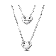 Forever & Always Splittable Heart Collier Necklaces Necklace - XL206