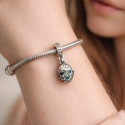 Stormtrooper Helmet Charm - Star Wars Stormtrooper Helmet Charm — worn on wrist