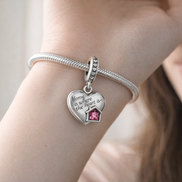 Home in the Heart Charm - Home Is Where the Heart Is Charm — worn on wrist