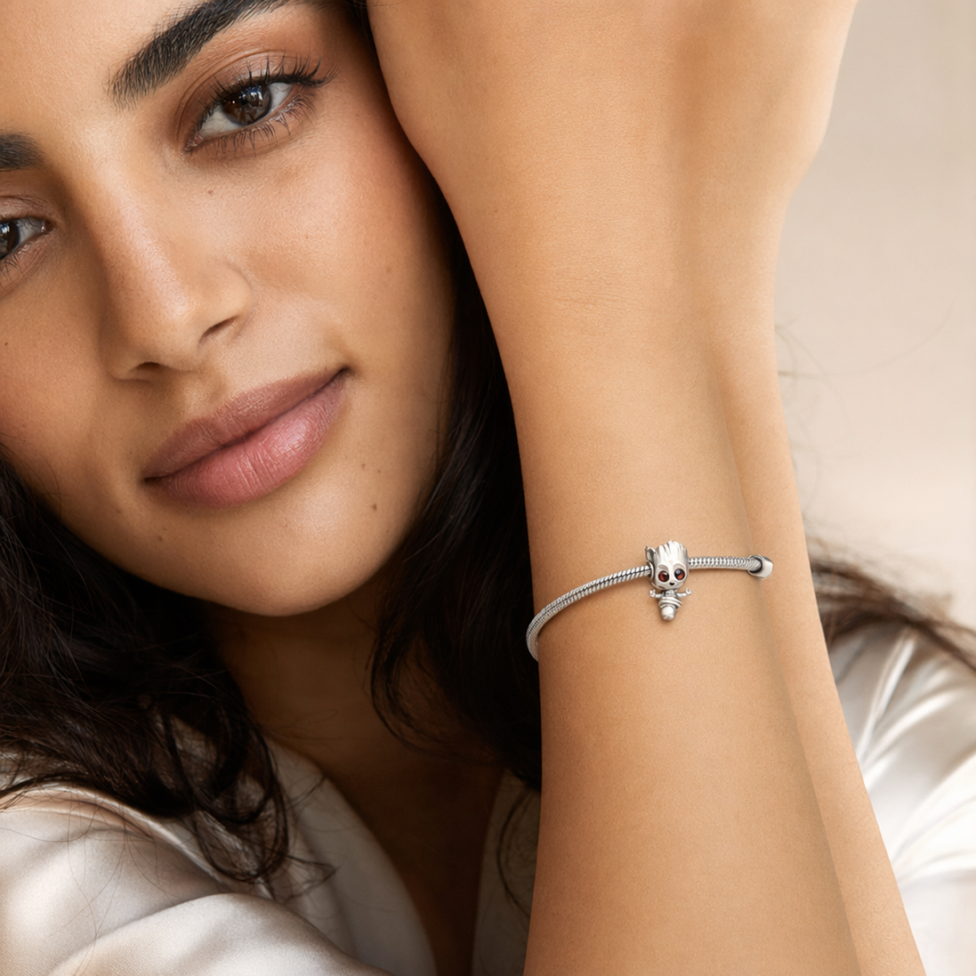 Marvel Guardians of the Galaxy Dancing Groot Charm — worn on wrist