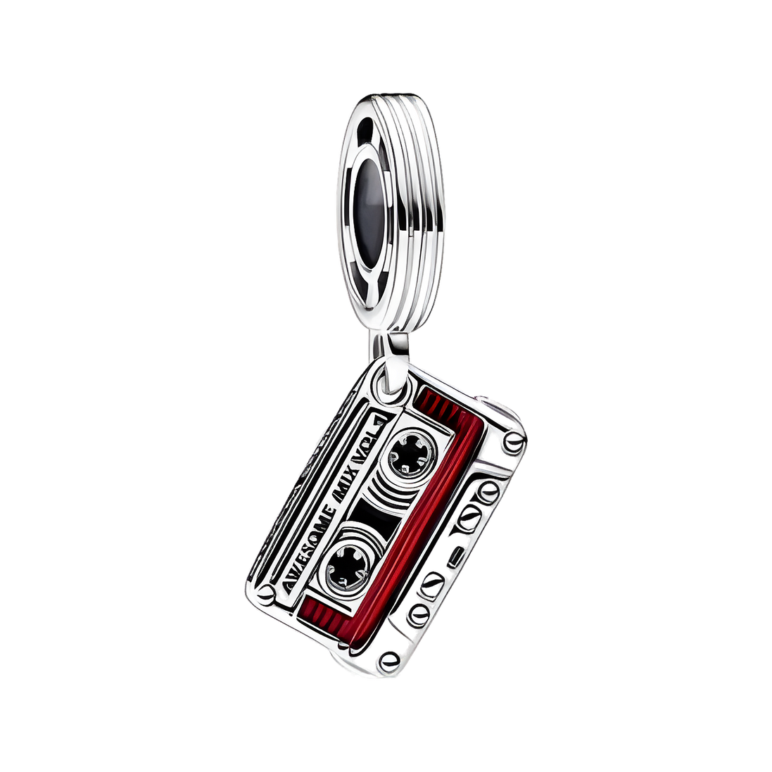 Red Movie Ticket Dangle Charm - ZZ1028