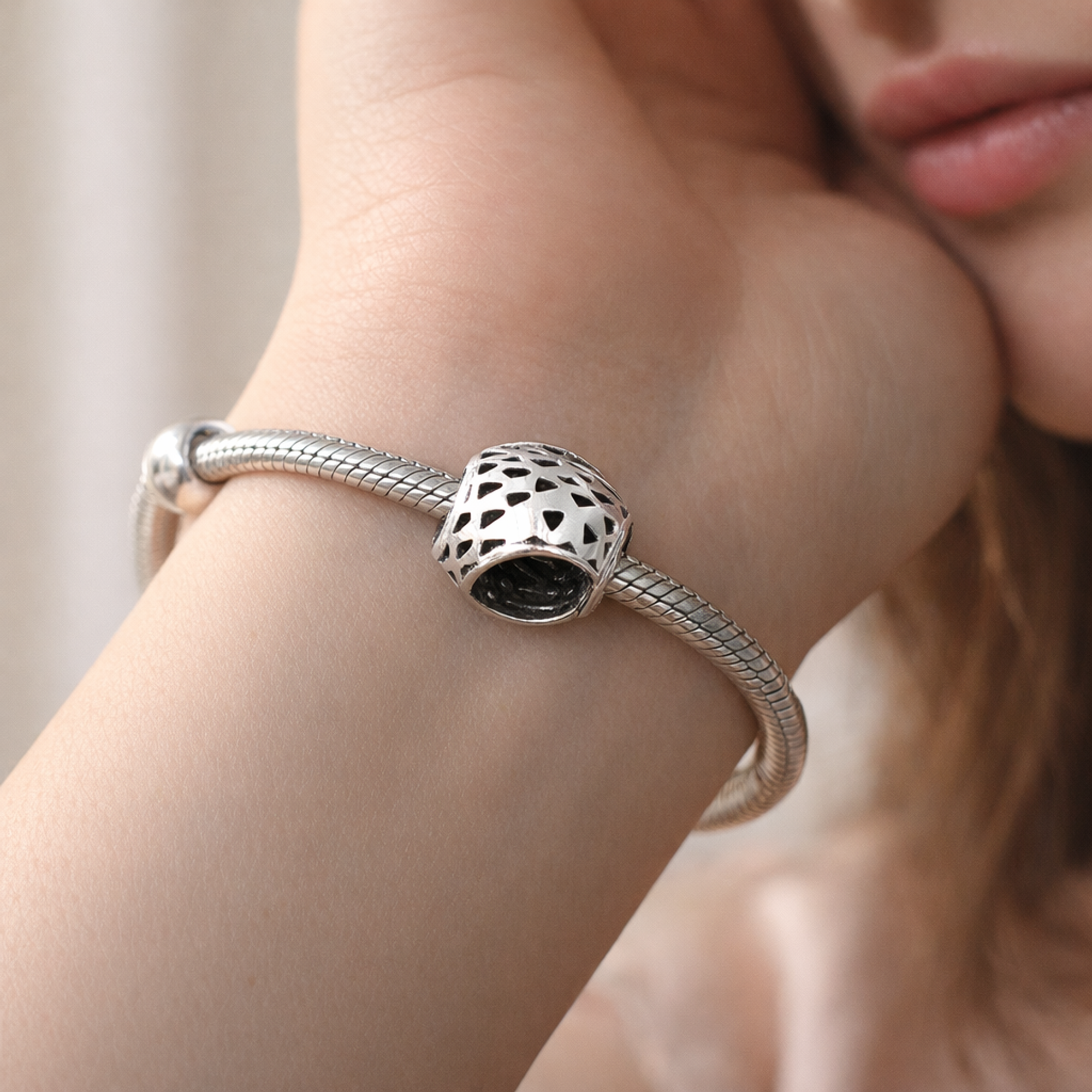 RIP Tombstone Charm - R.I.P. Halloween Tombstone Charm — worn on wrist
