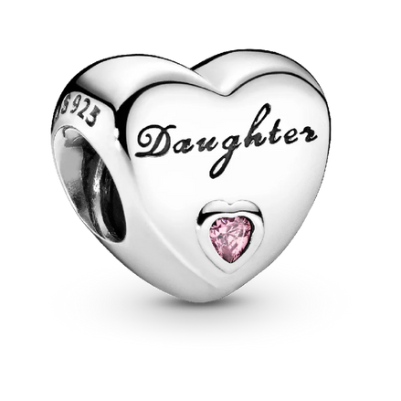 Daughter Heart Charm - ZZ1146 - 791726PCZ image 1