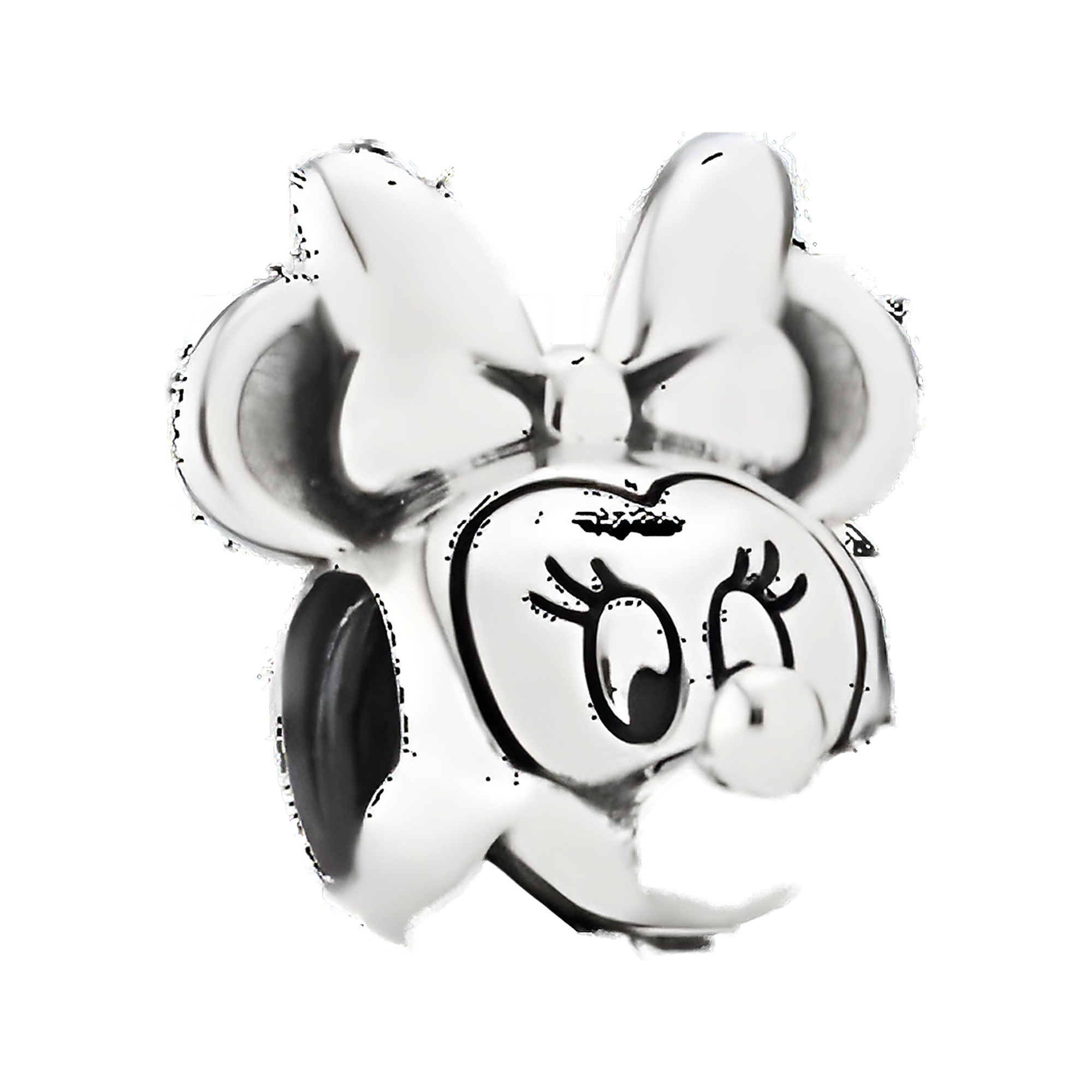 Minnie Mouse Face Charm - Minnie Mouse Bow Face Charm — product
