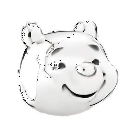 Winnie the Pooh Face Charm - Winnie the Pooh Smiling Face Charm — product