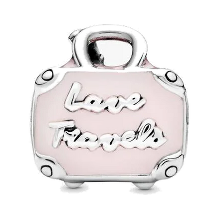 Pink Travel Bag Charm - ZZ1193 - 798063EN124 image 2