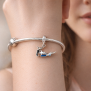 Airplane Travel Charm - Airplane and Airport Travel Charm — worn on wrist