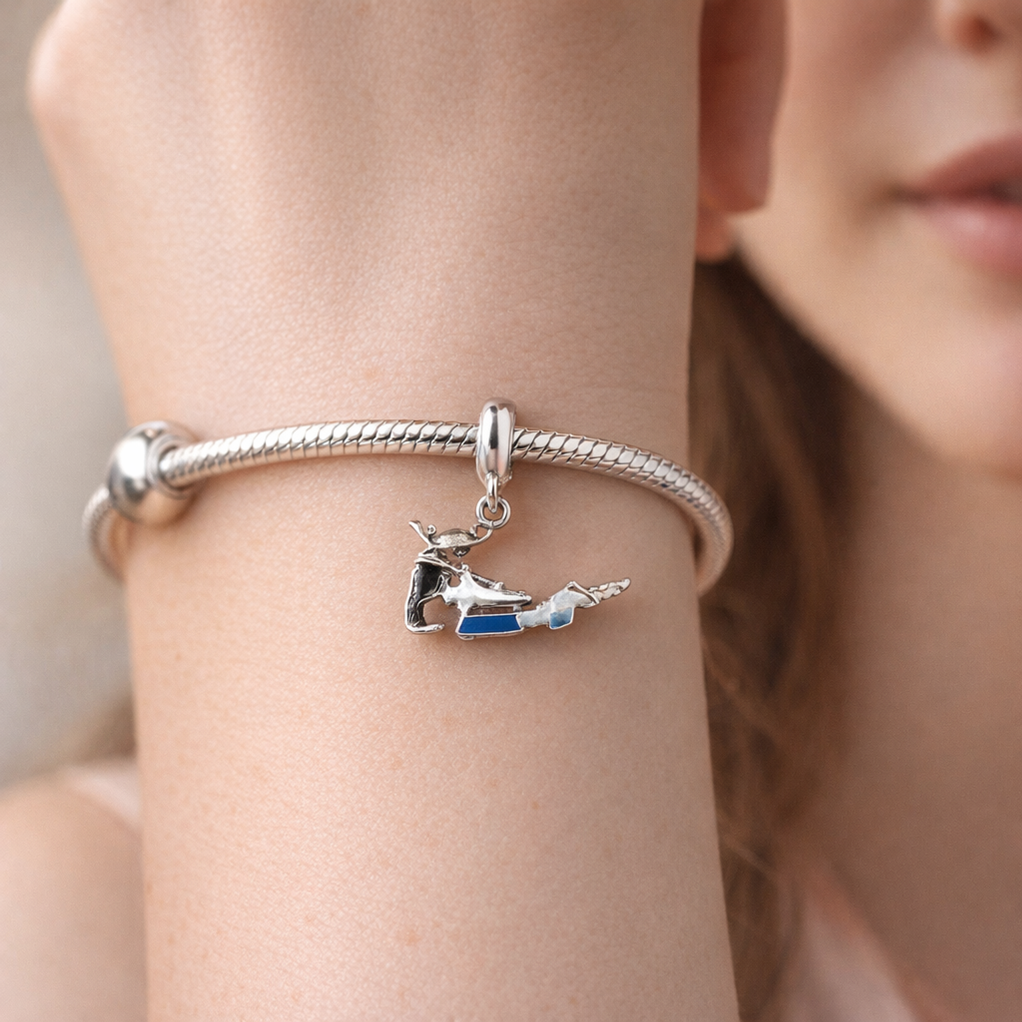 Airplane Travel Charm - Airplane and Airport Travel Charm — worn on wrist