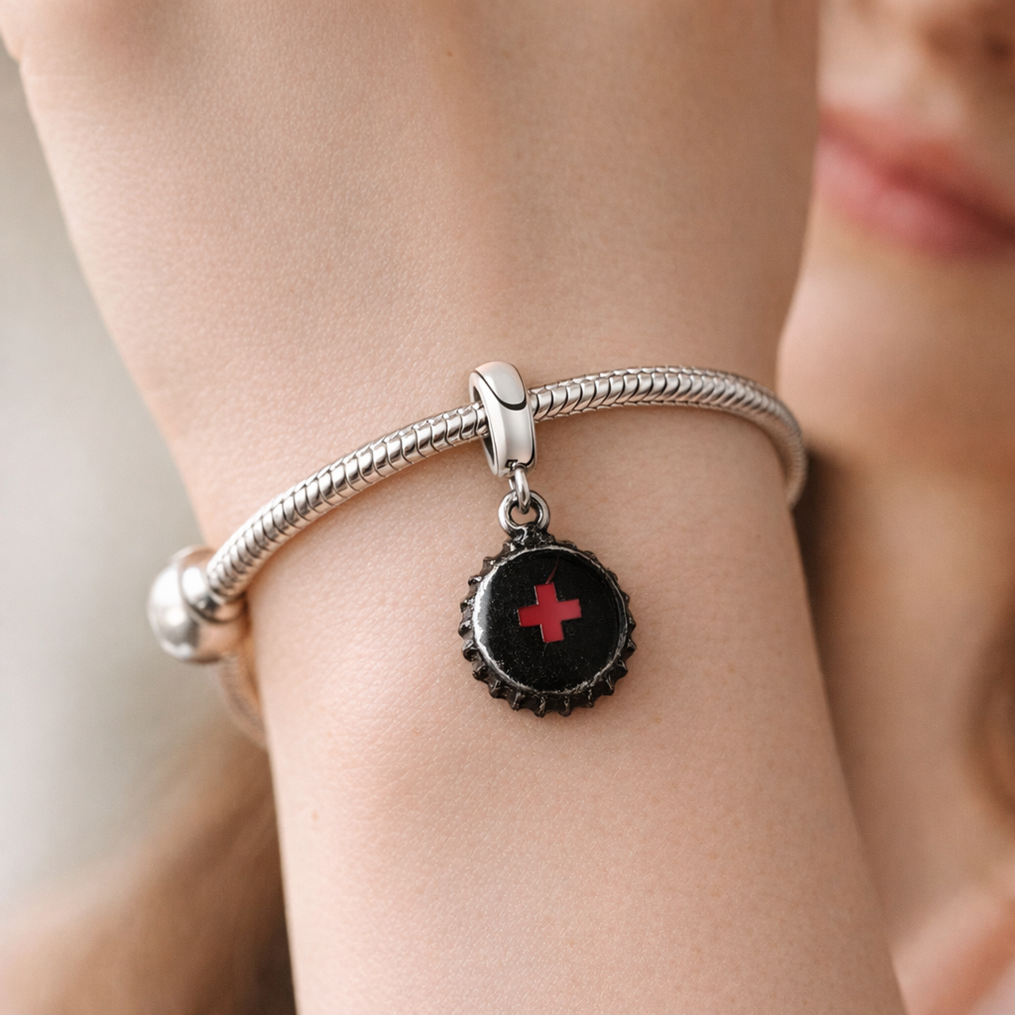 Nurse Dangle Charm — worn on wrist