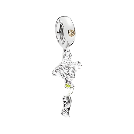 Shooting Star and Moon Dangle Charm - ZZ1242