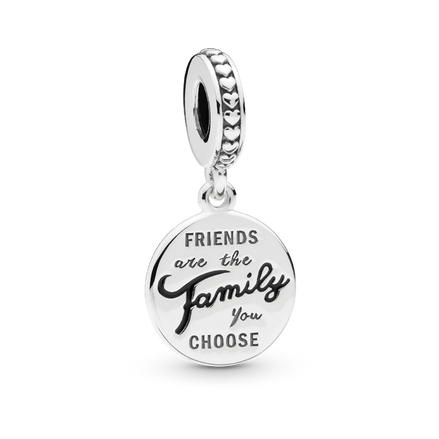Friends Are Family Dangle Charm - ZZ1246 - 798124EN16 image 1