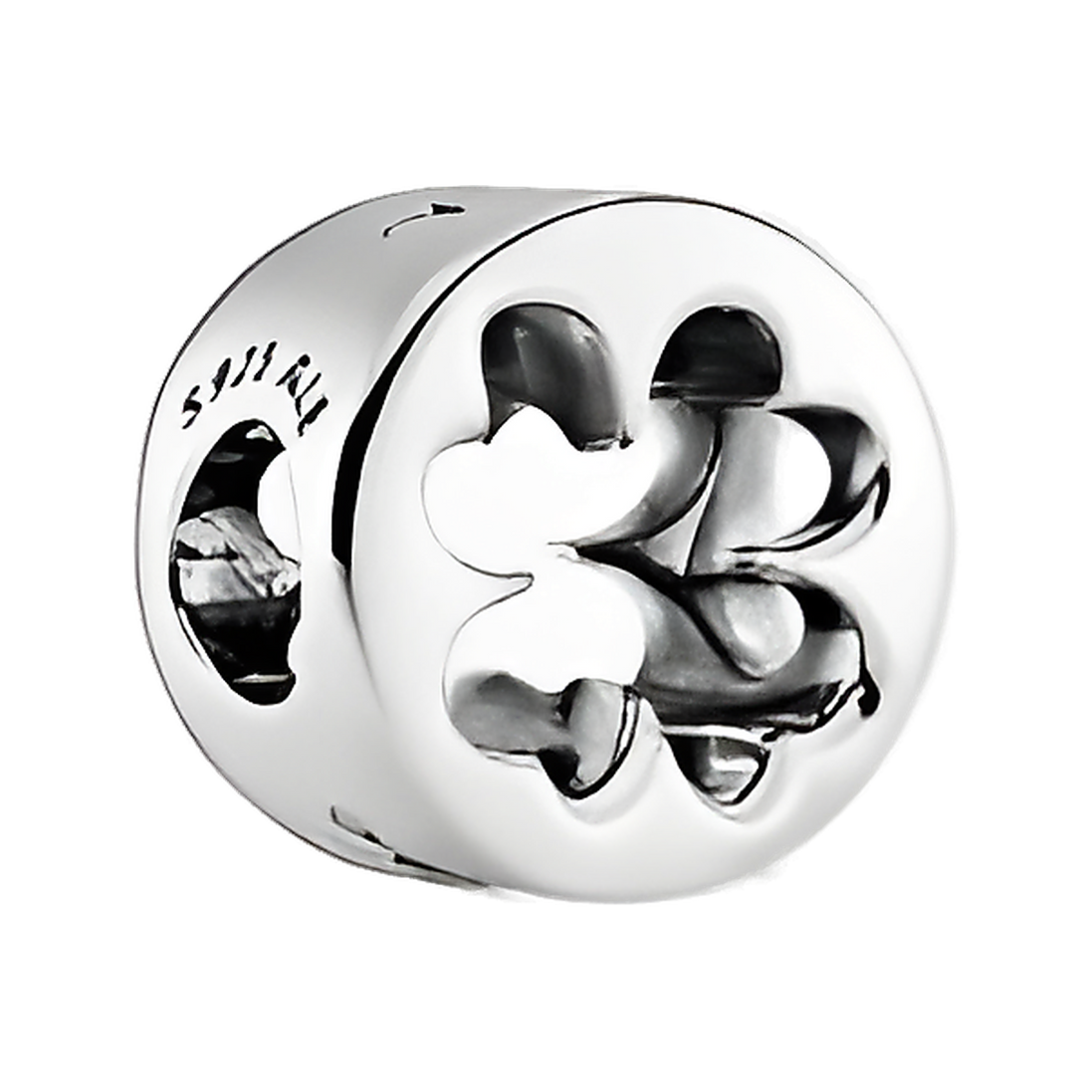 Open Four-Leaf Clover Charm - ZZ1419