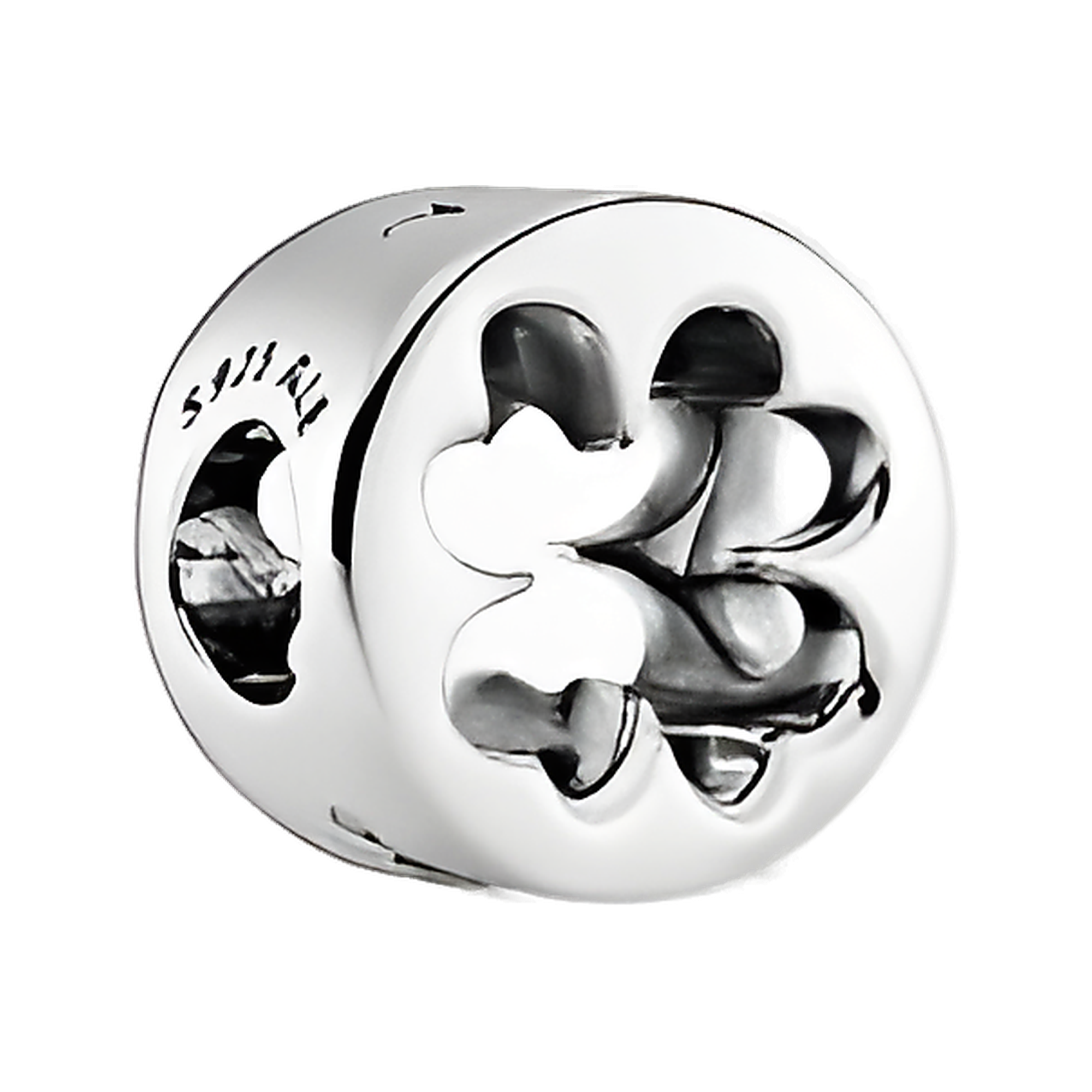 Open Four-Leaf Clover Charm - ZZ1419