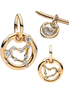 Gold Aquarius Zodiac Charm - ZZ1466