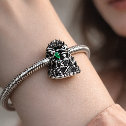 Game of Thrones The Iron Throne Charm — worn on wrist