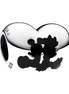 Mickey Mouse Silhouette Charm - Mickey Mouse Silhouette Bead Charm — product