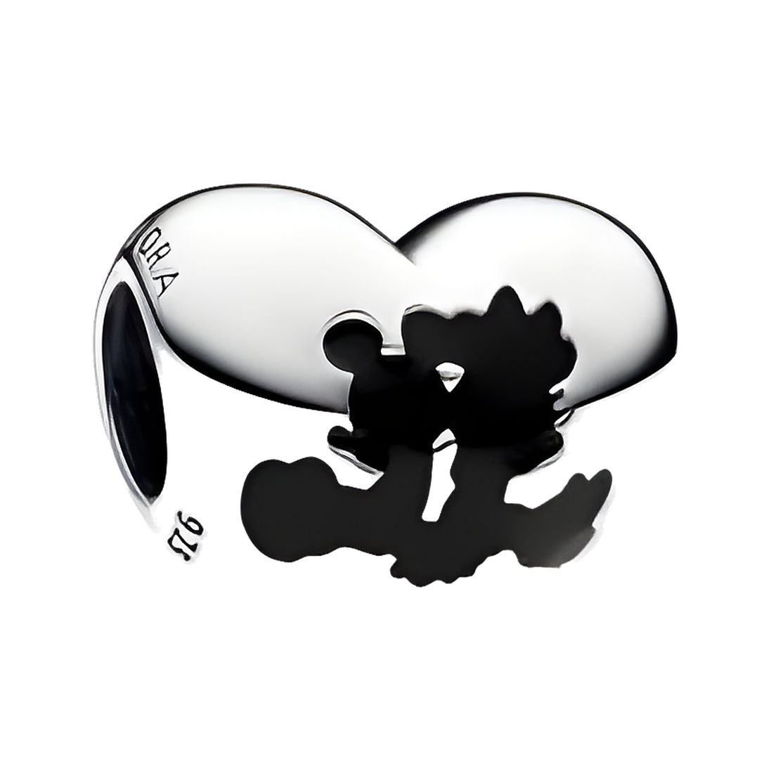 Mickey Mouse Silhouette Charm - Mickey Mouse Silhouette Bead Charm — product