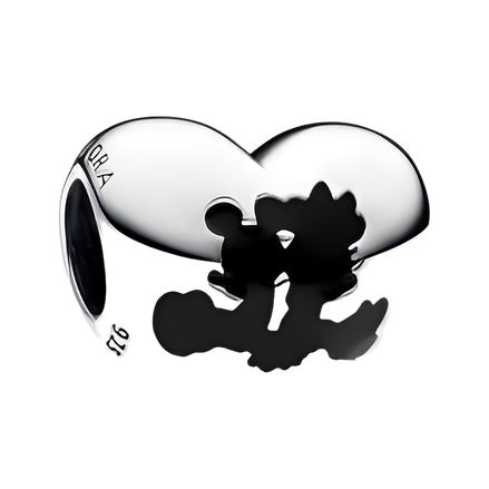 Mickey Mouse Silhouette Charm - Mickey Mouse Silhouette Bead Charm — product