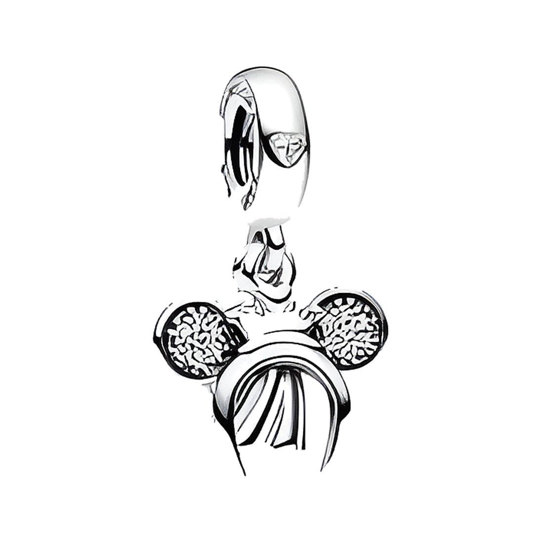 Minnie Mouse Ears Charm - Minnie Mouse Ears Dangle Charm — product