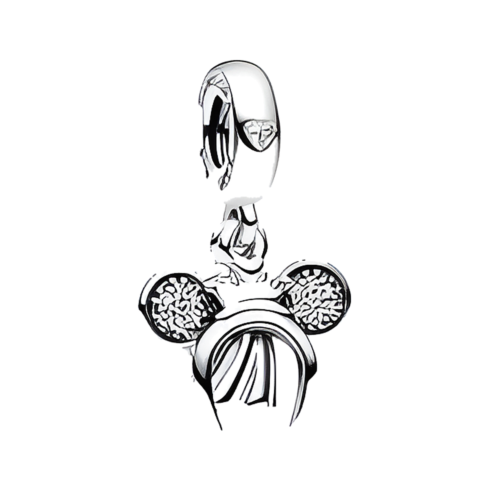 Minnie Mouse Ears Charm - Minnie Mouse Ears Dangle Charm — product