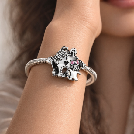 Snoopy Flying Ace Charm - Snoopy Flying Ace Charm — worn on wrist