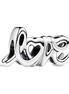 Silver Love Script Charm - ZZ1562