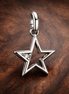 Pandora ME Sparkling Star Medallion Charm — display on walnut