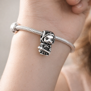 Game of Thrones Jon Snow Charm — worn on wrist