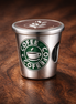 Coffee Cup Charm - To-Go Coffee Cup Charm — display on walnut