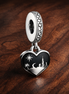 Las Vegas Night Charm - Las Vegas Night Charm — display on walnut