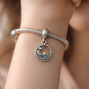 Tropical Hawaii Dangle Charm — worn on wrist