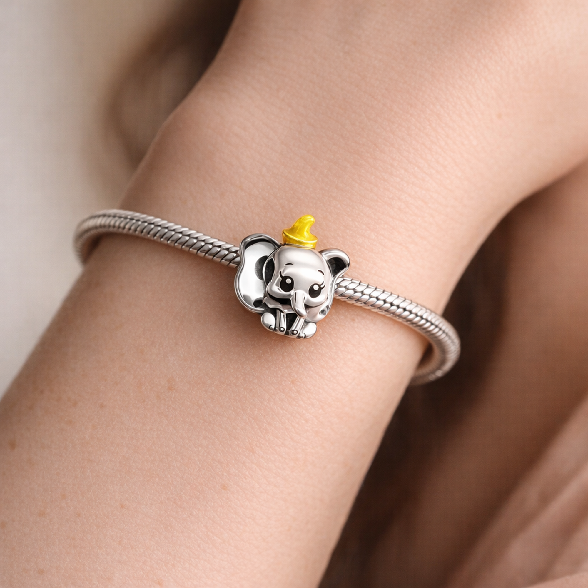 Disney Dumbo Charm — worn on wrist