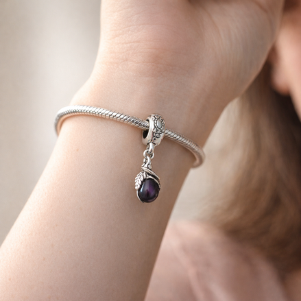 Black Sunglasses Charm - Black Sunglasses Charm — worn on wrist