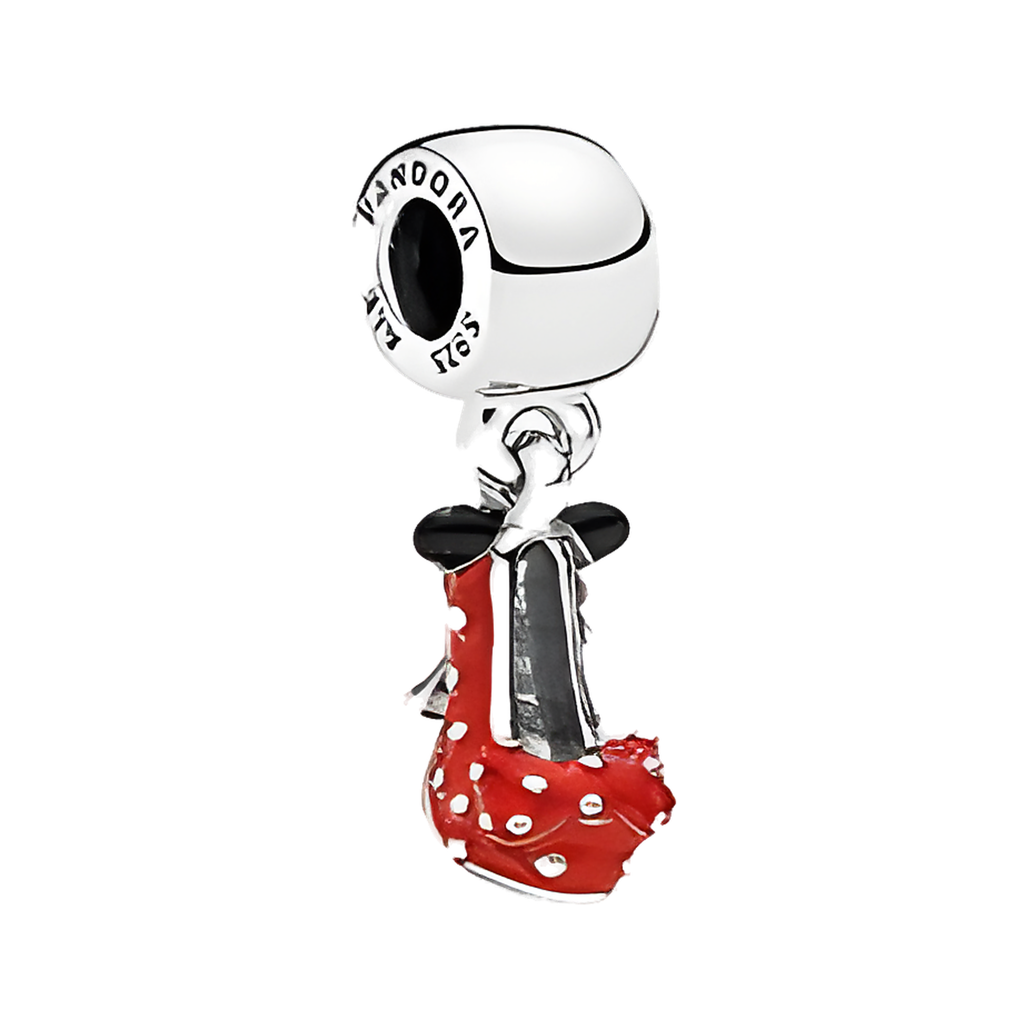 Minnie-Inspired Polka Dot Dress Charm - ZZ1644