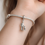 Statue of Liberty Dangle - Statue of Liberty Dangle Charm — worn on wrist