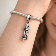 Skateboard and Ruler Charm - Skateboard and Ruler Charm — worn on wrist