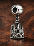European Cathedral Landmark Charm - European Cathedral Landmark Charm — display on walnut