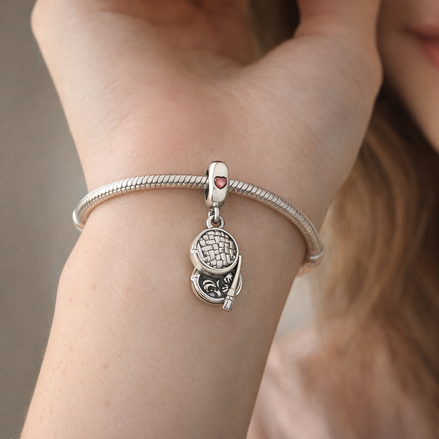 Explorer Compass Charm - Explorer Compass Charm — worn on wrist
