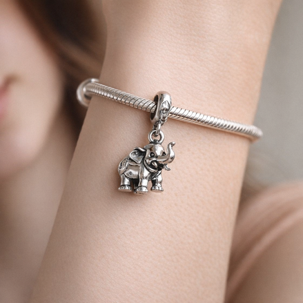 Tiny Cottage Scene Charm - Tiny Cottage Scene Charm — worn on wrist