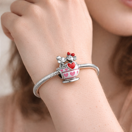 Disney Parks Teacup Charm - Disney Parks Teacup Charm — worn on wrist
