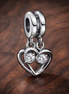 Forever & Always Splittable Dangle Charm — display on walnut