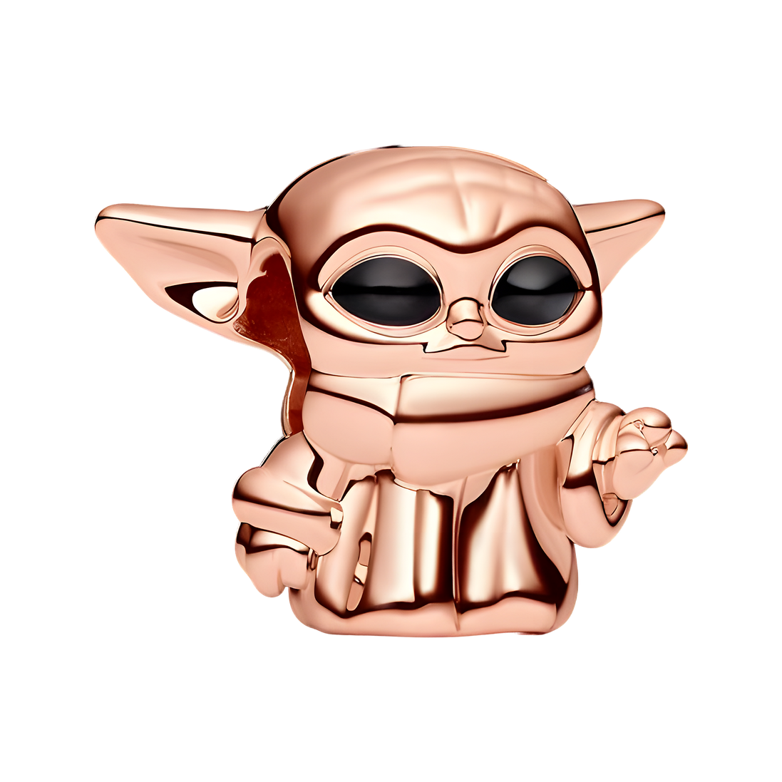 Grogu Rose Gold Plated Charm - Grogu Rose Gold Plated Charm — product