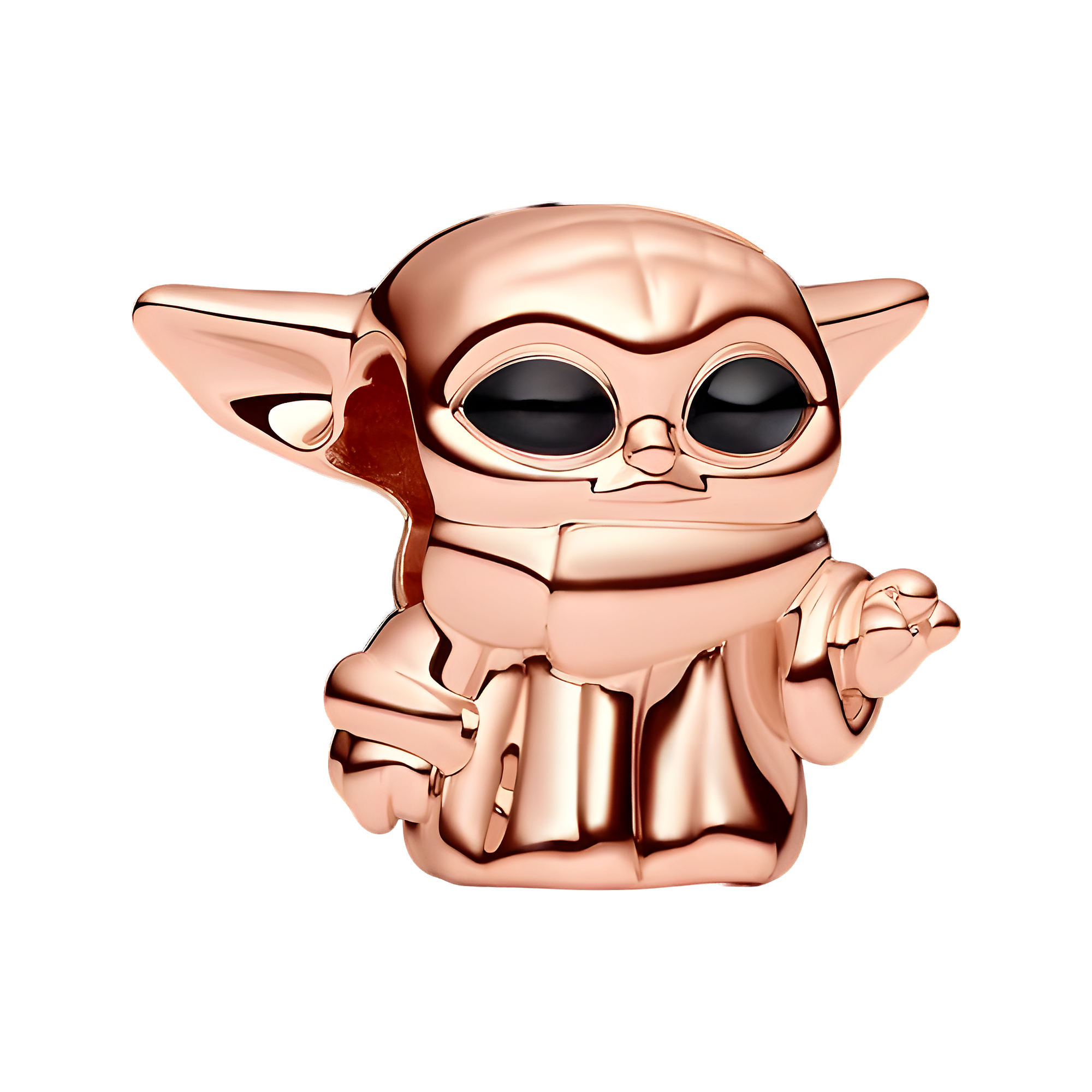 Grogu Rose Gold Plated Charm - Grogu Rose Gold Plated Charm — product