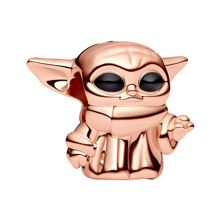 Grogu Rose Gold Plated Charm - Grogu Rose Gold Plated Charm — product