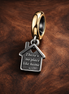 Grandma Star Tag Charm - Grandma Star Tag Charm — display on walnut
