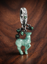 Bambi Deer Charm - Bambi Deer Charm — display on walnut