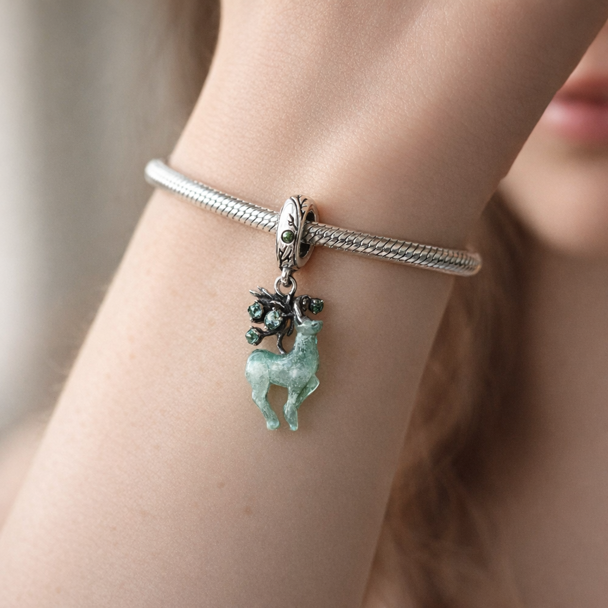 Bambi Deer Charm - Bambi Deer Charm — worn on wrist