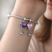 Color-changing Gender Reveal Girl Charm — worn on wrist