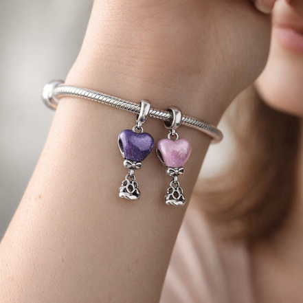 Color-changing Gender Reveal Girl Charm — worn on wrist