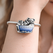 Steamboat Willie Ship Charm - Steamboat Willie Ship Charm — worn on wrist